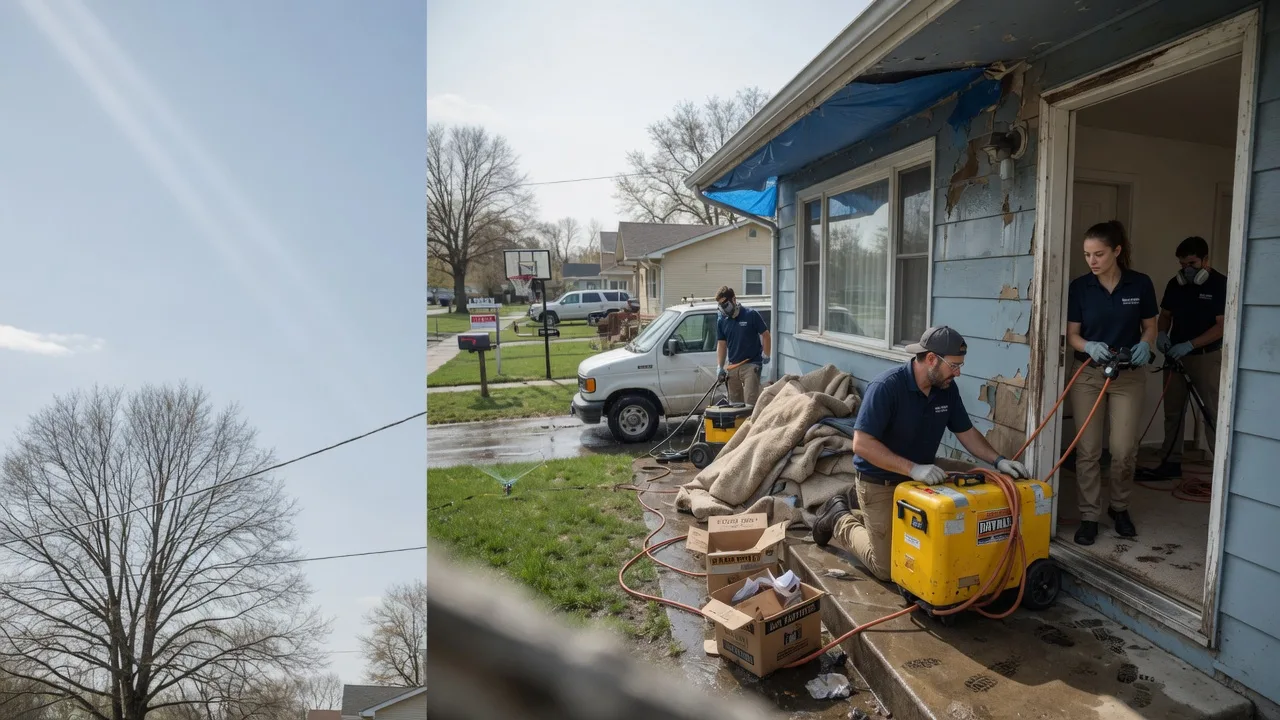 Basement Flood Cleanup in Rowena, TX near me
